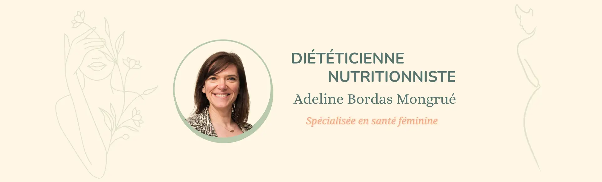 Adeline Mongrué Bordas, diététicienne nutritionniste spécialisée en santé féminine